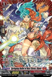 Springing Bullet of Dust Storm, Glynis (FR) - DZ-BT01: Fated Clash - Cardfight Vanguard card