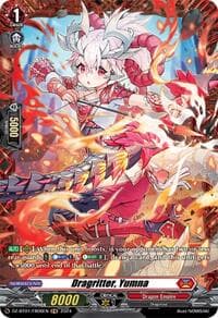 Dragritter, Yumna (FR) - DZ-BT01: Fated Clash - Cardfight Vanguard card