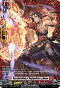 Guardian Monk of Raging Flames, Monju (FR) - DZ-BT01: Fated Clash - Cardfight Vanguard card