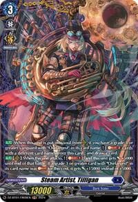 Steam Artist, Tilligan (FR) - DZ-BT01: Fated Clash - Cardfight Vanguard card