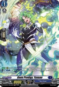 Keen Prodigy, Yuxuan (FR) - DZ-BT01: Fated Clash - Cardfight Vanguard card