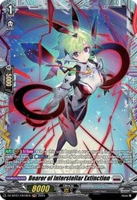 Bearer of Interstellar Extinction (FR) - DZ-BT01: Fated Clash - Cardfight Vanguard card