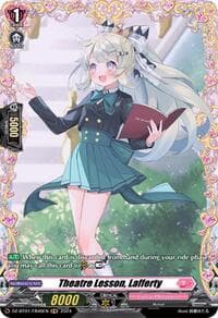 Theatre Lesson, Lafferty (FR) - DZ-BT01: Fated Clash - Cardfight Vanguard card