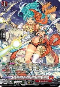 Springing Bullet of Dust Storm, Glynis (SR) - DZ-BT01: Fated Clash - Cardfight Vanguard card