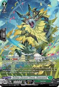 Sylvan Horned Beast, Banaspati (SR) - DZ-BT01: Fated Clash - Cardfight Vanguard card