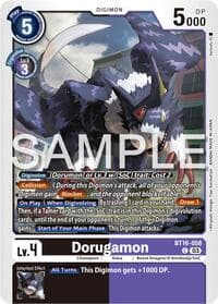 Dorugamon - Beginning Observer - Digimon Card Game card