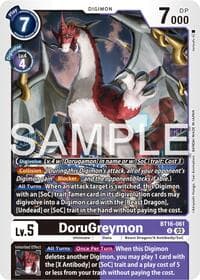 DoruGreymon - Beginning Observer - Digimon Card Game card