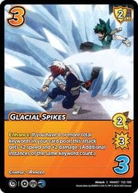 Glacial Spikes - UniVersus: My Hero Academia: Girl Power - UniVersus card