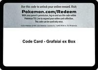 Code Card - Grafaiai ex Box - Miscellaneous Cards & Products - Pokemon card