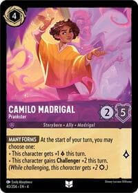 Camilo Madrigal - Prankster - Ursula's Return - Disney Lorcana card