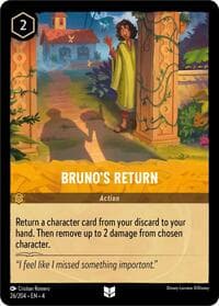 Bruno's Return - Ursula's Return - Disney Lorcana card