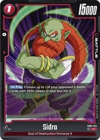 Sidra - Blazing Aura - Dragon Ball Super: Fusion World card