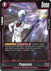 Paparoni - Blazing Aura - Dragon Ball Super: Fusion World card