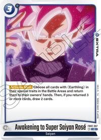 Awakening to Super Saiyan Rose - Blazing Aura - Dragon Ball Super: Fusion World card
