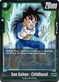 Son Gohan : Childhood - FB02-087 - Blazing Aura - Dragon Ball Super: Fusion World card