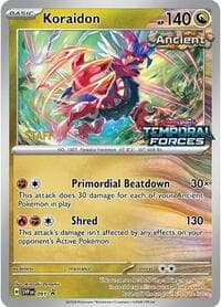 Koraidon - 091 (Prerelease) [Staff] - SV: Scarlet & Violet Promo Cards - Pokemon card