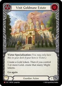 Visit Goldmane Estate - Part the Mistveil - Flesh and Blood TCG card