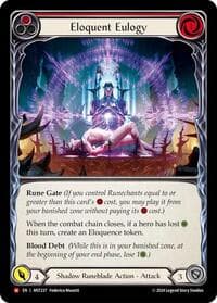Eloquent Eulogy - Part the Mistveil - Flesh and Blood TCG card