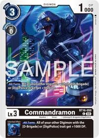 Commandramon - Beginning Observer - Digimon Card Game card