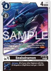 Sealsdramon - Beginning Observer - Digimon Card Game card