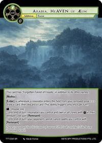 Aradia, HeAVEN of Æon - Thoth of the Trinity - Force of Will card