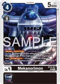 Mekanorimon - Beginning Observer - Digimon Card Game card