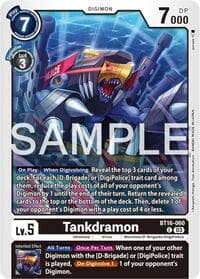 Tankdramon - Beginning Observer - Digimon Card Game card