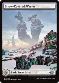 Snow-Covered Wastes (0309) - Modern Horizons 3 - Magic: The Gathering card