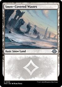 Snow-Covered Wastes (0229) - Modern Horizons 3 - Magic: The Gathering card