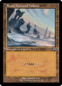 Snow-Covered Wastes (Retro Frame) - Modern Horizons 3 - Magic: The Gathering card