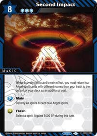 Second Impact - Collaboration Booster 01: Halo of Awakening - Battle Spirits Saga card