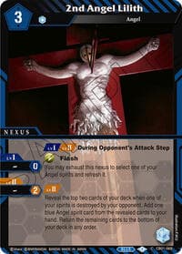 2nd Angel Lilith - Collaboration Booster 01: Halo of Awakening - Battle Spirits Saga card