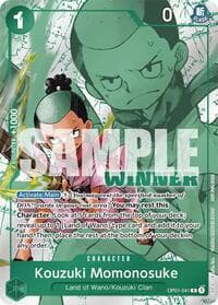 Kouzuki Momonosuke (Winner Pack Vol. 7) - One Piece Promotion Cards - One Piece Card Game card