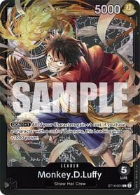 Monkey.D.Luffy (001) - ST-14: Starter Deck 14 3D2Y - One Piece Card Game card