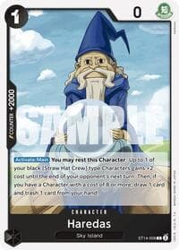 Haredas - ST-14: Starter Deck 14 3D2Y - One Piece Card Game card