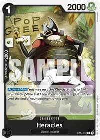 Heracles - ST-14: Starter Deck 14 3D2Y - One Piece Card Game card