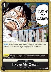 I Have My Crew!! - ST-14: Starter Deck 14 3D2Y - One Piece Card Game card