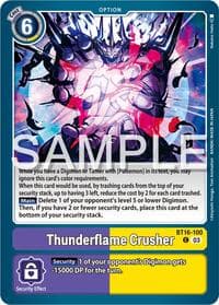 Thunderflame Crusher - Beginning Observer - Digimon Card Game card