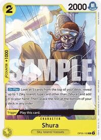 Shura (Tournament Pack Vol. 7) - One Piece Promotion Cards - One Piece Card Game card