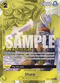 Shura (Winner Pack Vol. 7) - One Piece Promotion Cards - One Piece Card Game card