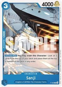 Sanji (Pirates Party Vol. 7) - One Piece Promotion Cards - One Piece Card Game card