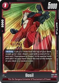 Basil - Blazing Aura Release Event Cards - Dragon Ball Super: Fusion World card