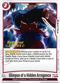 Glimpse of a Hidden Arrogance - Blazing Aura Release Event Cards - Dragon Ball Super: Fusion World card