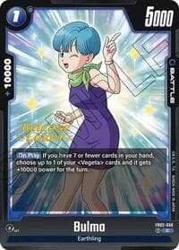 Bulma - FB02-056 - Blazing Aura Release Event Cards - Dragon Ball Super: Fusion World card
