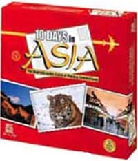10 Days in Asia Board Game - Out of the Box - Boardgames card