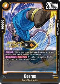 Beerus - FB02-127 - Blazing Aura Release Event Cards - Dragon Ball Super: Fusion World card