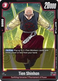 Tien Shinhan - FB02-019 - Blazing Aura Release Event Cards - Dragon Ball Super: Fusion World card