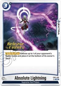 Absolute Lightning - Blazing Aura Release Event Cards - Dragon Ball Super: Fusion World card