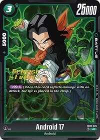Android 17 - FB02-076 - Blazing Aura Release Event Cards - Dragon Ball Super: Fusion World card