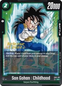 Son Gohan : Childhood - FB02-087 - Blazing Aura Release Event Cards - Dragon Ball Super: Fusion World card